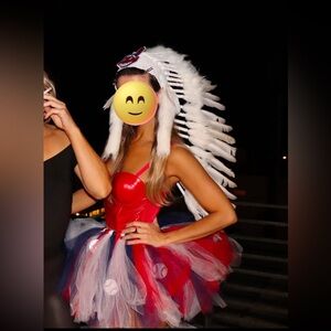 ⚾️ 🏈 Halloween Costume - Red Navy White (Baseball or Football)